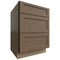 Fabuwood Allure Galaxy Mocha 24" W X 34 1/2" H X 24" D 3 Drawer Base Cabinet