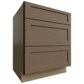 Fabuwood Allure Galaxy Mocha 27" W X 34 1/2" H X 24" D 3 Drawer Base Cabinet