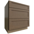 Fabuwood Allure Galaxy Mocha 30" W X 34 1/2" H X 24" D 3 Drawer Base Cabinet