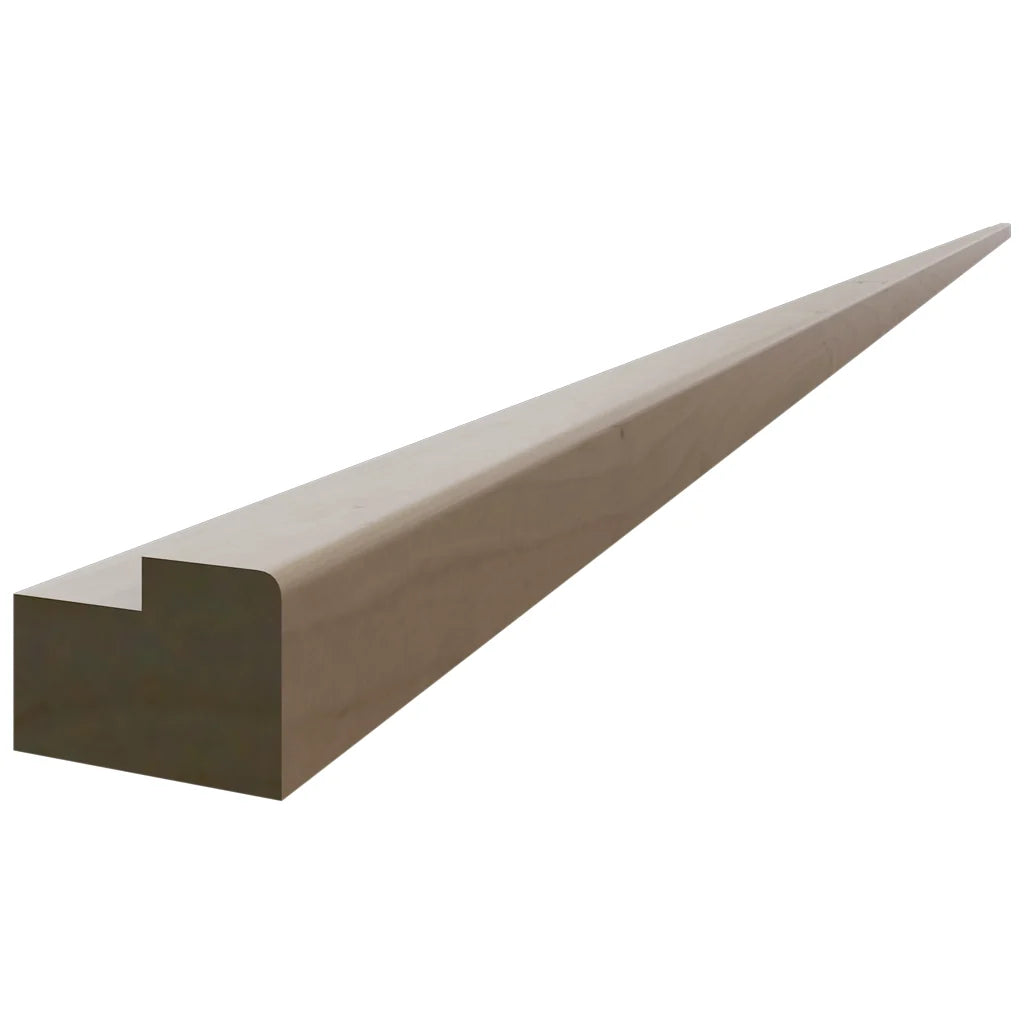 Fabuwood Allure Galaxy Mocha 96" W X 1" H X 1 1/2" D Light Rail Molding