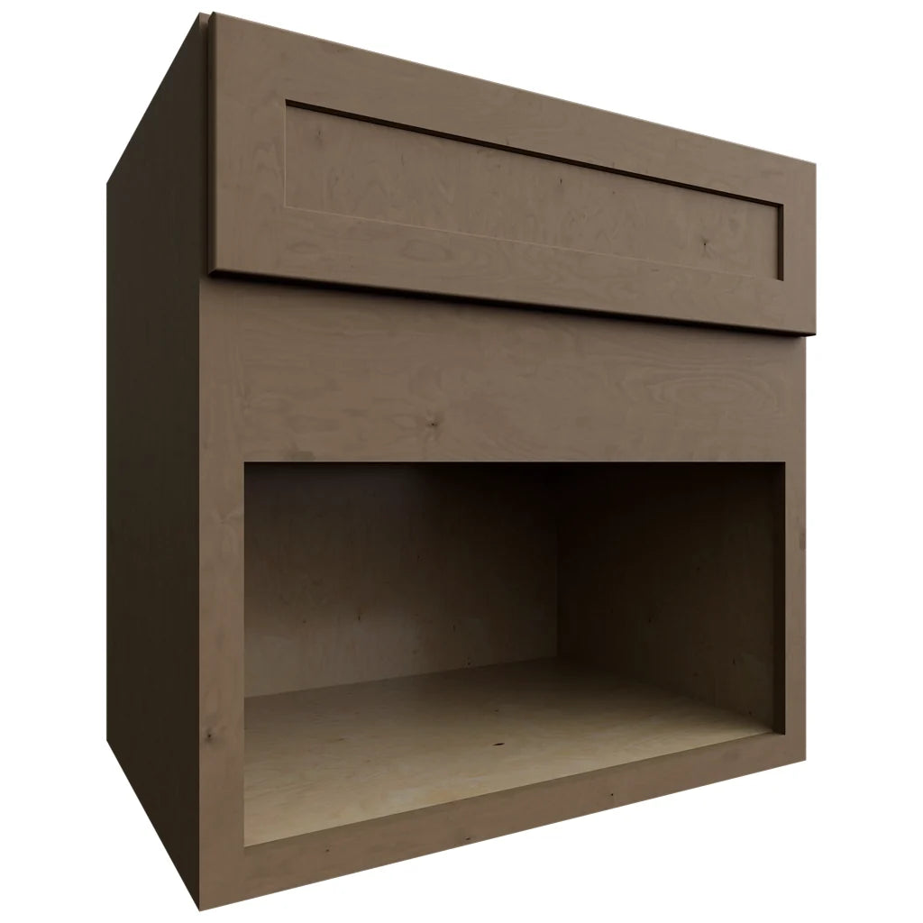 Fabuwood Allure Galaxy Mocha 30" W X 30" H X 21" D Wall Microwave Cabinet