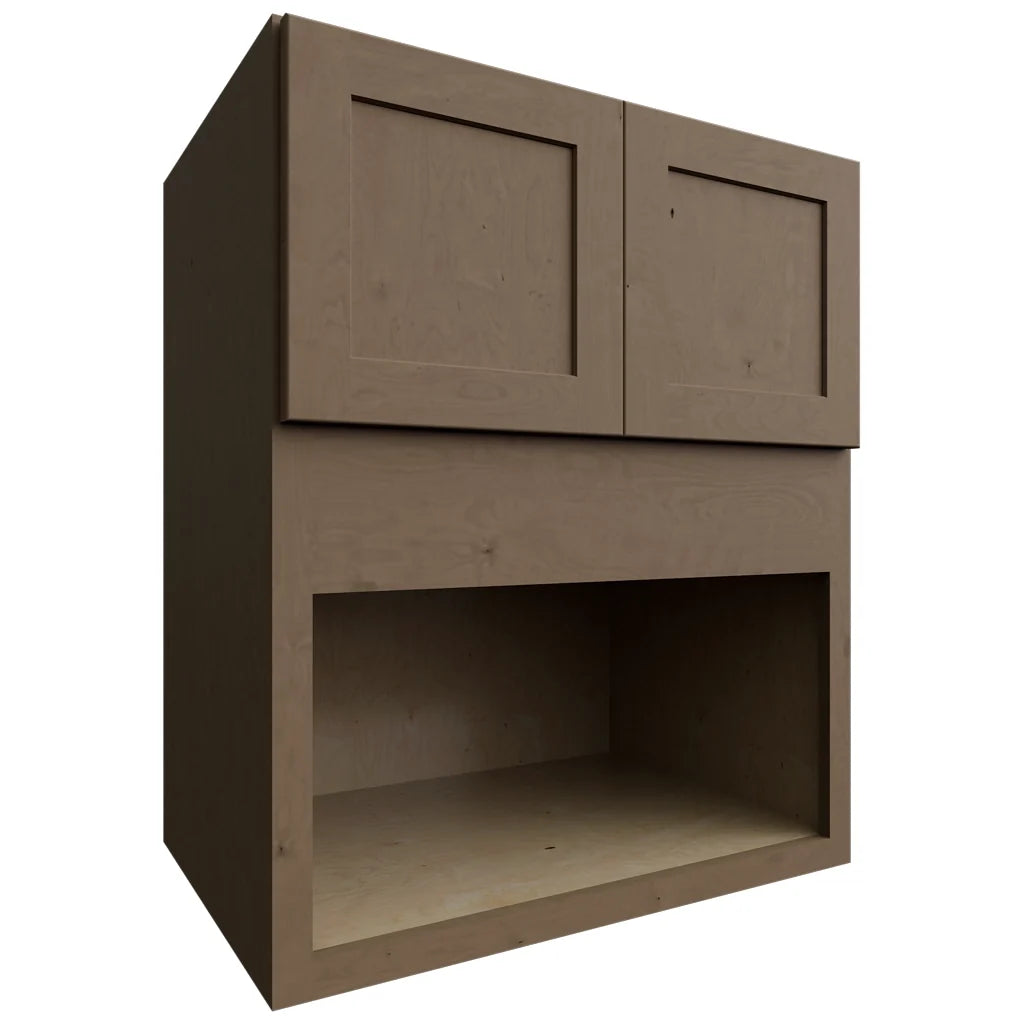 Fabuwood Allure Galaxy Mocha 30" W X 36" H X 21" D Microwave Cabinet