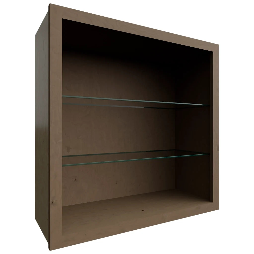 Fabuwood Allure Echo Mocha 30" W X 30" H X 12" D Wall No Door Cabinet