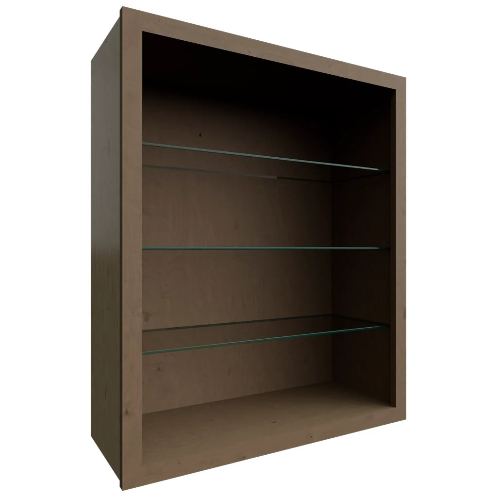 Fabuwood Allure Echo Mocha 30" W X 36" H X 12" D Wall No Door Cabinet