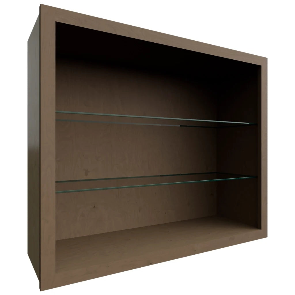 Fabuwood Allure Echo Mocha 36" W X 30" H X 12" D Wall No Door Cabinet