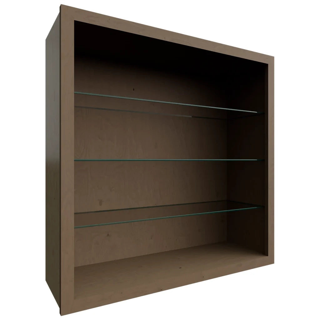 Fabuwood Allure Echo Mocha 36" W X 36" H X 12" D Wall No Door Cabinet