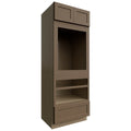 Fabuwood Allure Galaxy Mocha 33" W X 84" H X 24" D Double Oven Tall Cabinet