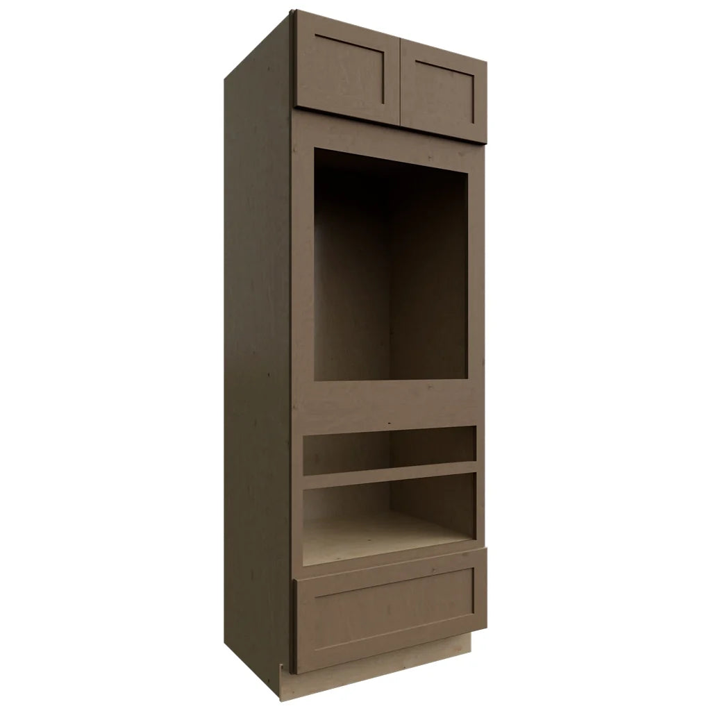 Fabuwood Allure Galaxy Mocha 33" W X 84" H X 24" D Double Oven Tall Cabinet
