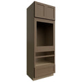 Fabuwood Allure Galaxy Mocha 33" W X 90" H X 24" D Double Oven Tall Cabinet