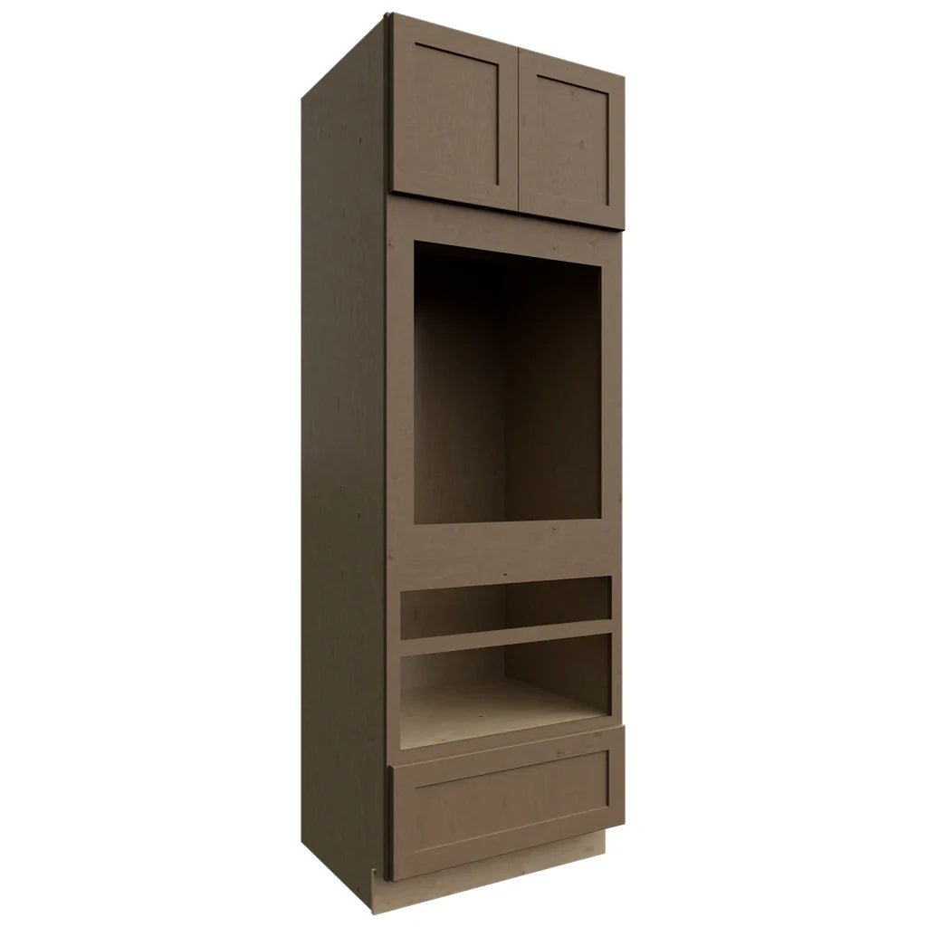 Fabuwood Allure Galaxy Mocha 33" W X 90" H X 24" D Double Oven Tall Cabinet