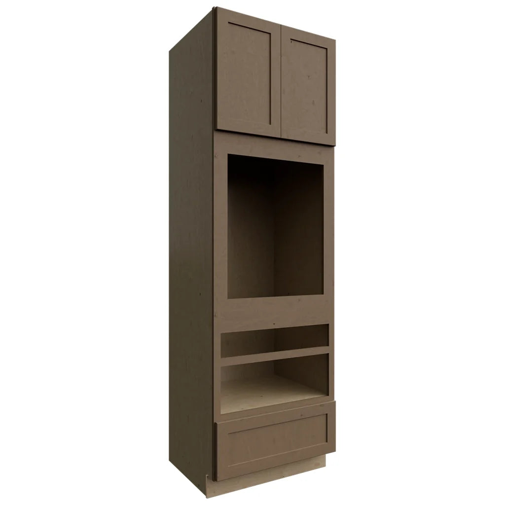 Fabuwood Allure Galaxy Mocha 33" W X 96" H X 24" D Double Oven Tall Cabinet