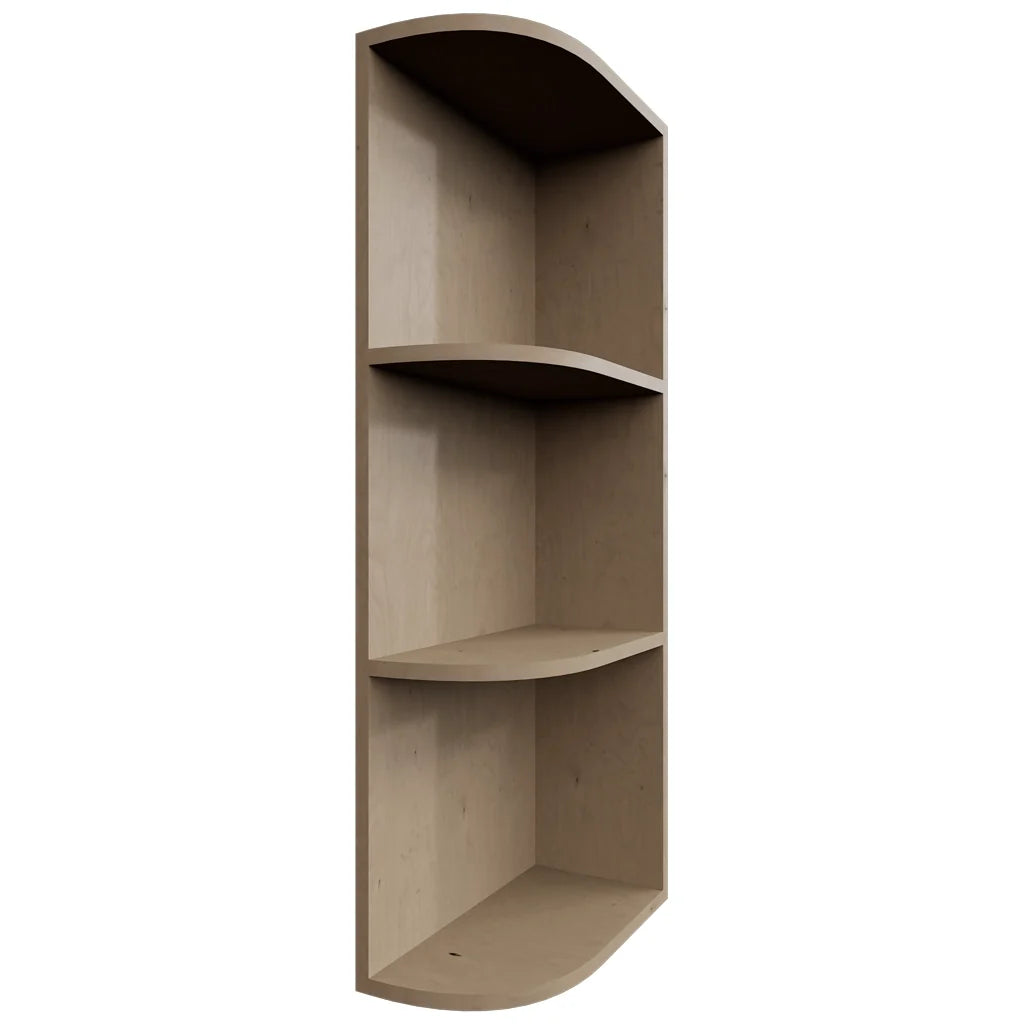 Fabuwood Allure Echo Mocha 06" W X 30" H X 12" D Wall Open Right End Cabinet