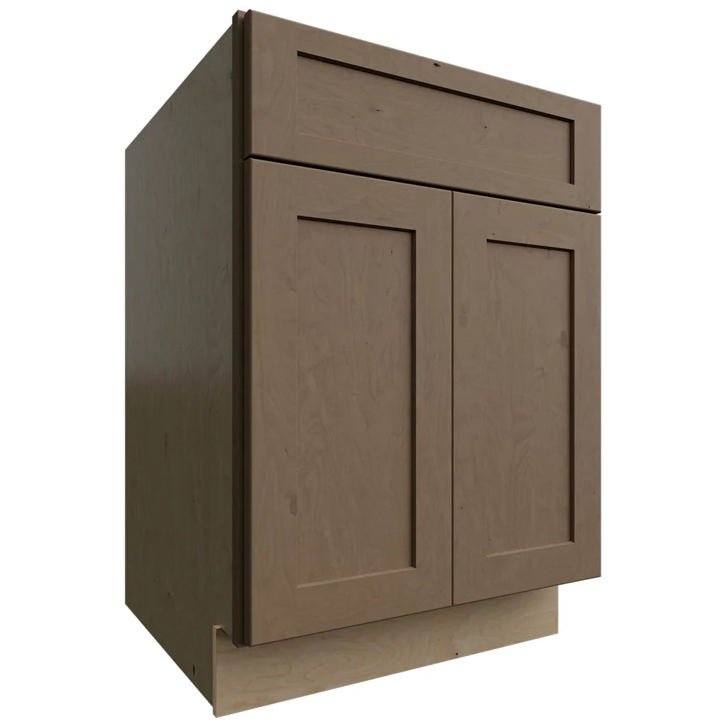 Fabuwood Allure Galaxy Mocha 24" W X 34 1/2" H X 24" D Double Door Sink Base Cabinet