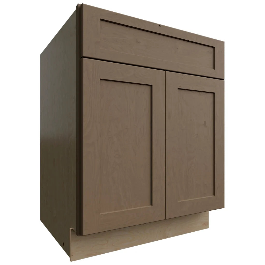 Fabuwood Allure Galaxy Mocha 27" W X 34 1/2" H X 24" D Double Door Sink Base Cabinet