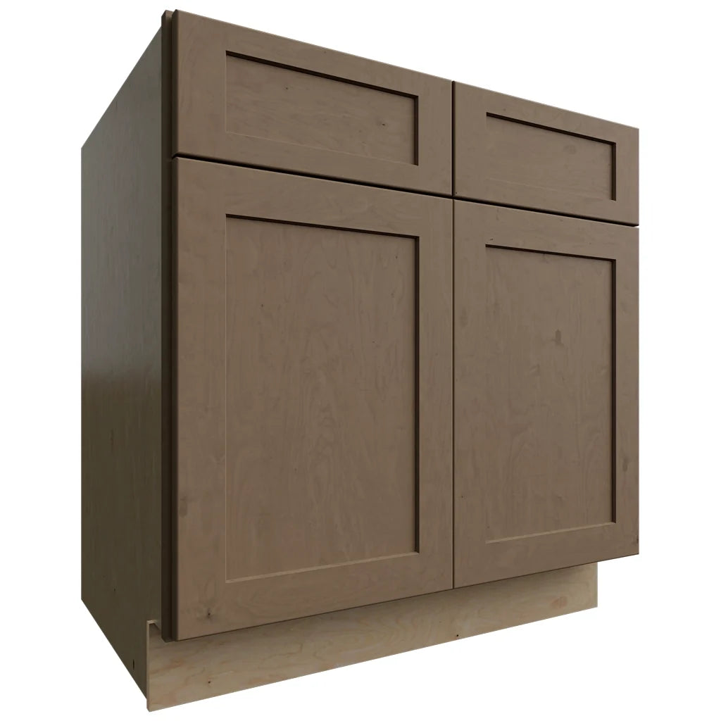 Fabuwood Allure Galaxy Mocha 33" W X 34 1/2" H X 24" D Double Door Sink Base Cabinet