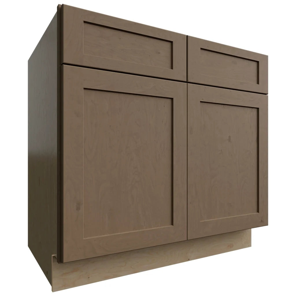 Fabuwood Allure Galaxy Mocha 36" W X 34 1/2" H X 24" D Double Door Sink Base Cabinet