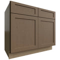 Fabuwood Allure Galaxy Mocha 39" W X 34 1/2" H X 24" D Double Door Sink Base Cabinet