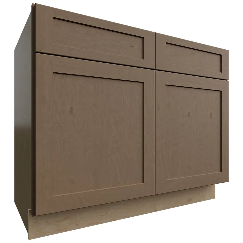 Fabuwood Allure Galaxy Mocha 42" W X 34 1/2" H X 24" D Double Door Sink Base Cabinet