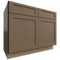 Fabuwood Allure Galaxy Mocha 42" W X 34 1/2" H X 24" D Double Door Sink Base Cabinet