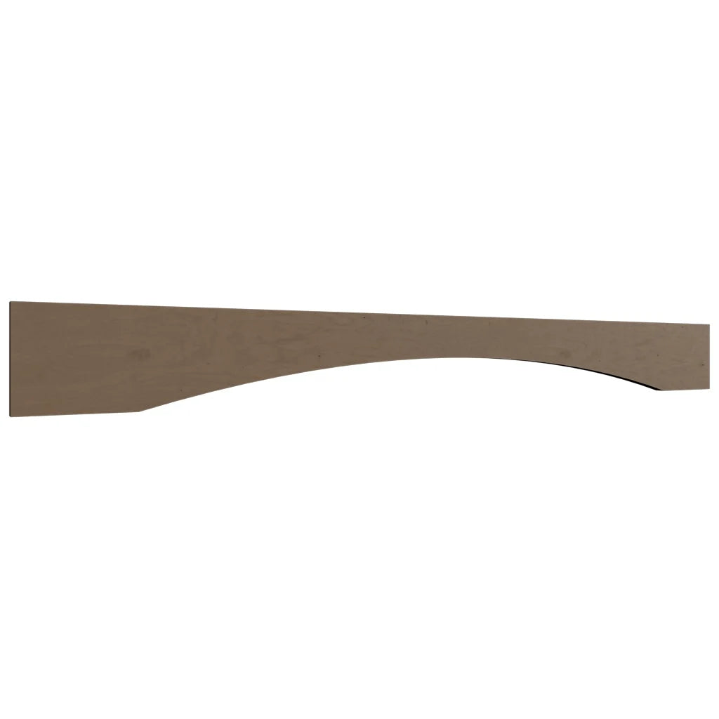 Fabuwood Allure Galaxy Mocha 54" W X 5 1/2" H  Arched Valance