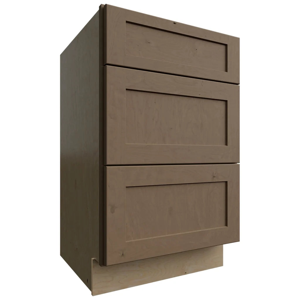 Fabuwood Allure Galaxy Mocha 21" W X 34 1/2" H X 21" D Vanity Drawer Base Cabinet