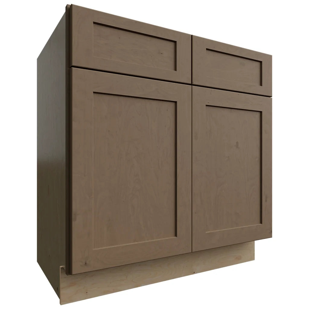 Fabuwood Allure Galaxy Mocha 33" W X 34 1/2" H X 21" D Vanity Sink Base Cabinet