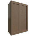 Fabuwood Allure Galaxy Mocha 24" W X 36" H X 12" D Double Door Wall Cabinet