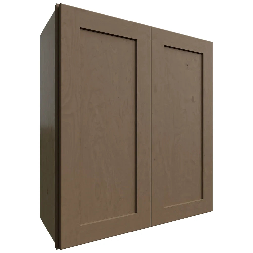 Fabuwood Allure Galaxy Mocha 27" W X 30" H X 12" D Double Door Wall Cabinet