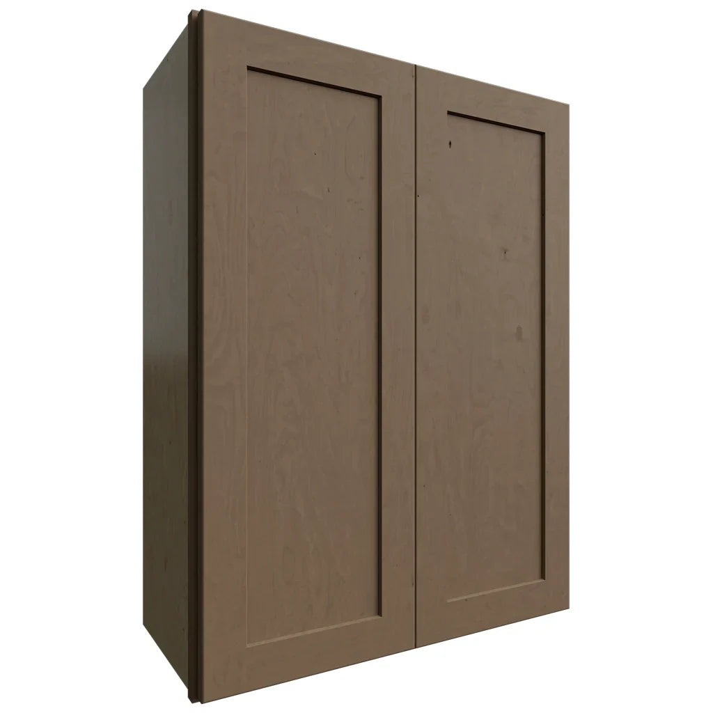 Fabuwood Allure Galaxy Mocha 27" W X 36" H X 12" D Double Door Wall Cabinet