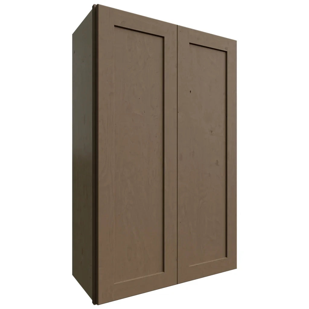 Fabuwood Allure Galaxy Mocha 27" W X 42" H X 12" D Double Door Wall Cabinet