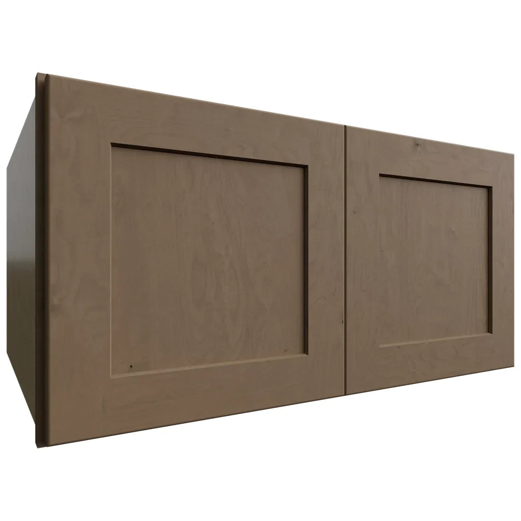 Fabuwood Allure Galaxy Mocha 30" W X 15" H X 24" D Double Door Wall Cabinet