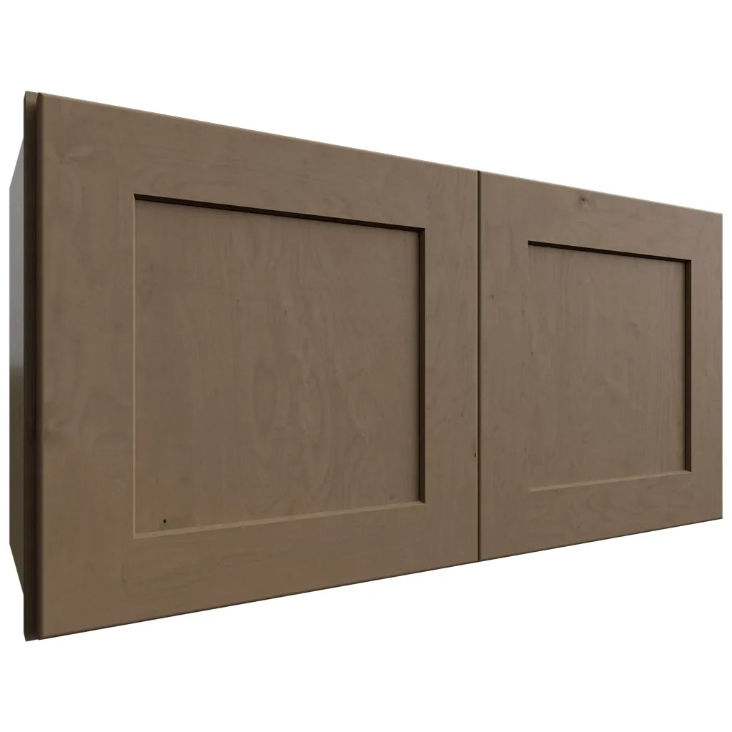 Fabuwood Allure Galaxy Mocha 30" W X 15" H X 12" D Double Door Wall Cabinet
