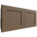 Fabuwood Allure Galaxy Mocha 30" W X 15" H X 12" D Double Door Wall Cabinet