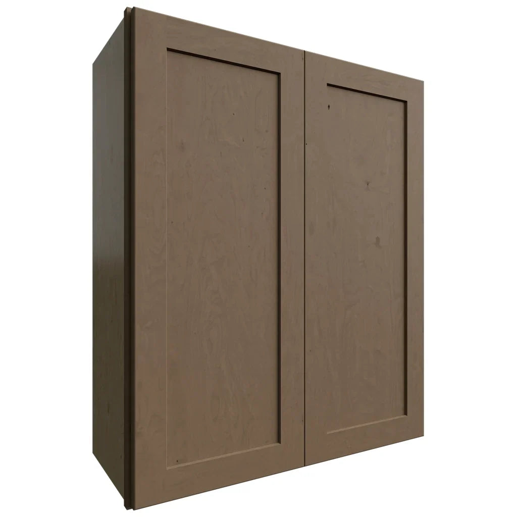 Fabuwood Allure Galaxy Mocha 30" W X 36" H X 12" D Double Door Wall Cabinet