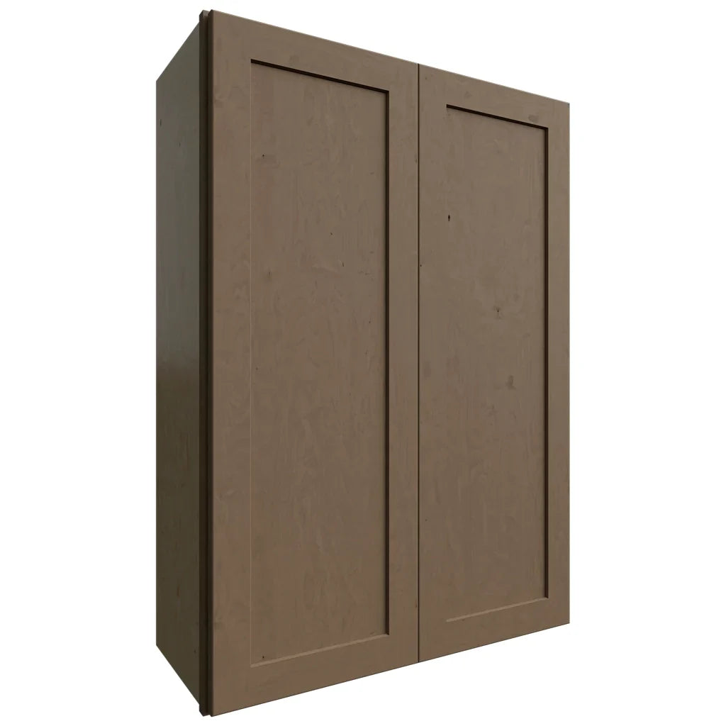 Fabuwood Allure Galaxy Mocha 30" W X 42" H X 12" D Double Door Wall Cabinet
