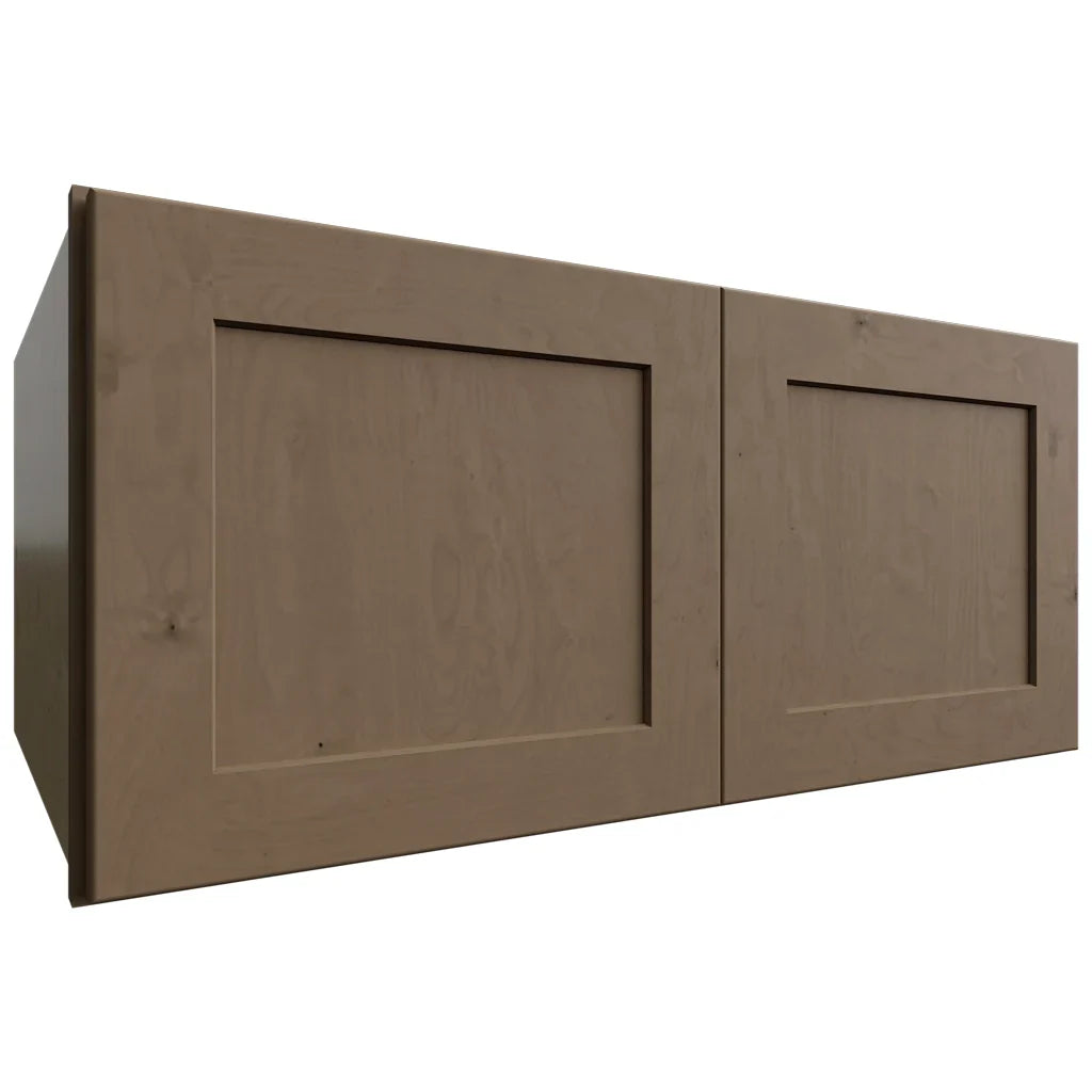 Fabuwood Allure Galaxy Mocha 33" W X 15" H X 24" D Double Door Wall Cabinet