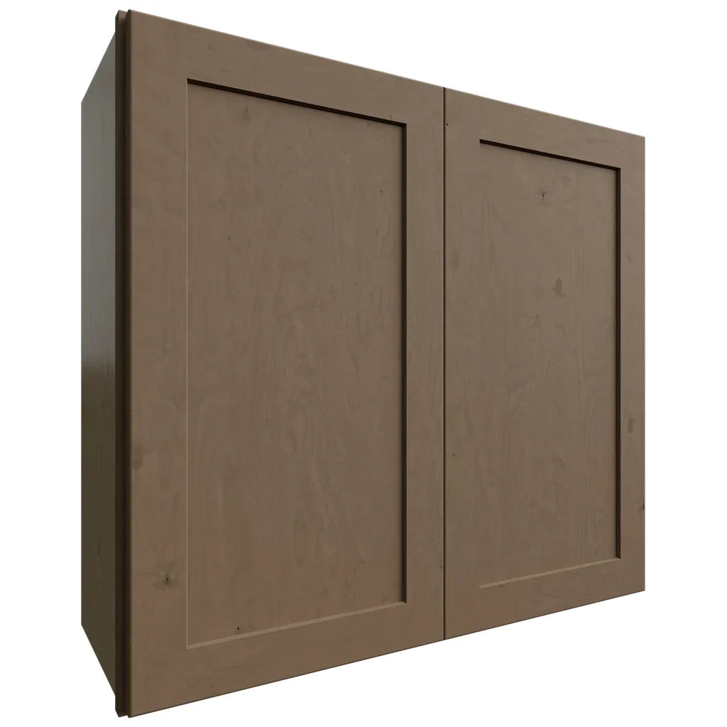 Fabuwood Allure Galaxy Mocha 33" W X 30" H X 12" D Double Door Wall Cabinet