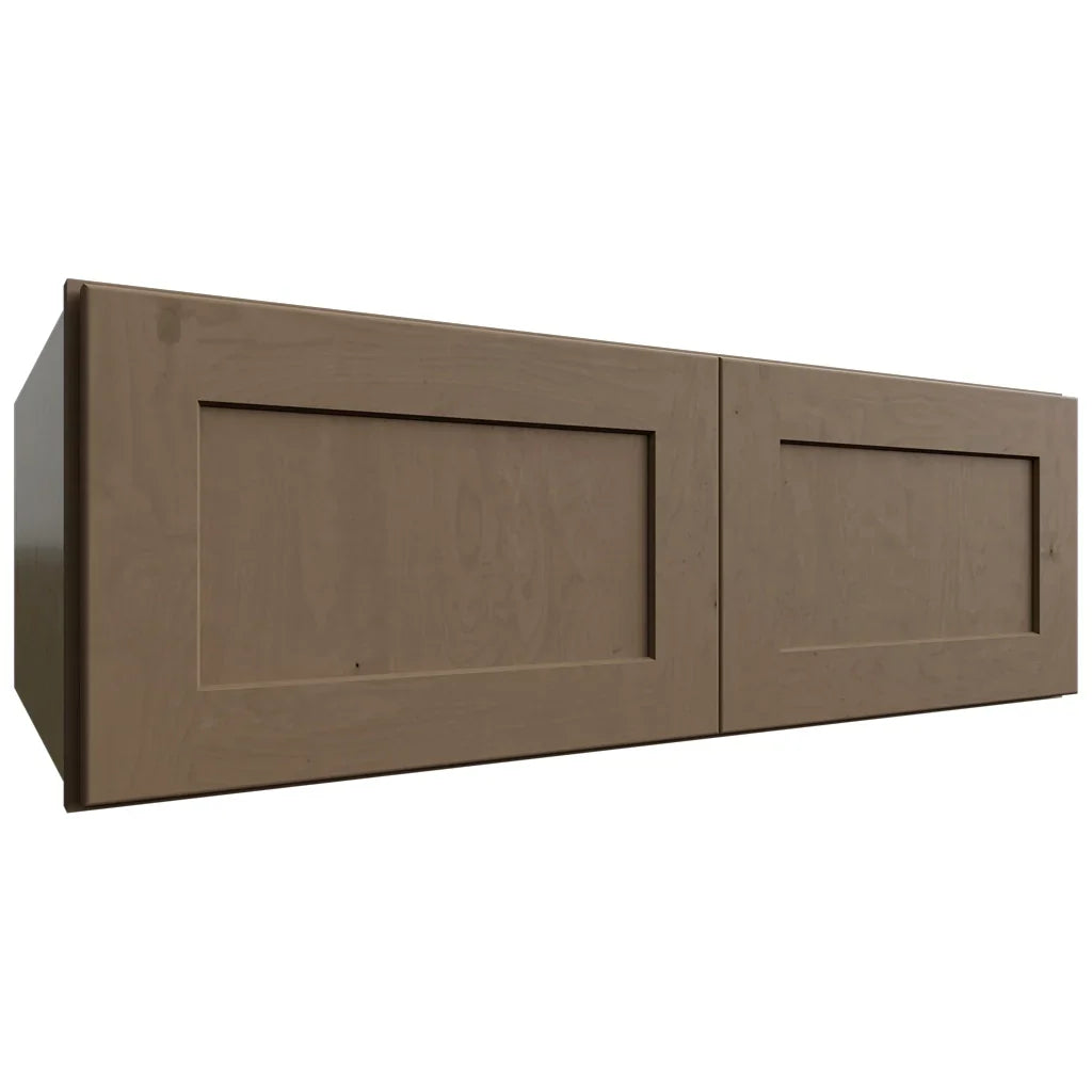 Fabuwood Allure Galaxy Mocha 36" W X 12" H X 24" D Double Door Wall Cabinet