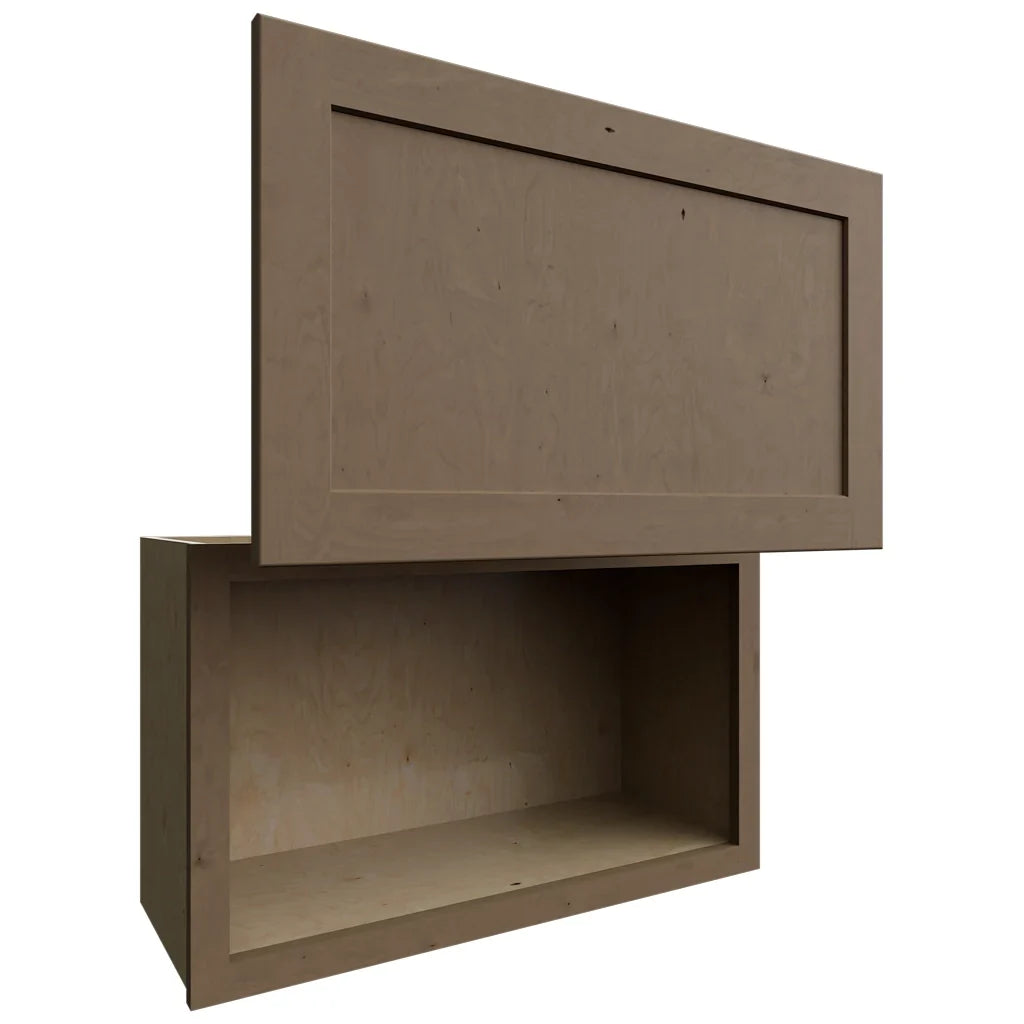 Fabuwood Allure Galaxy Mocha 30" W X 18" H X 12" D Wall Appliance Center Cabinet