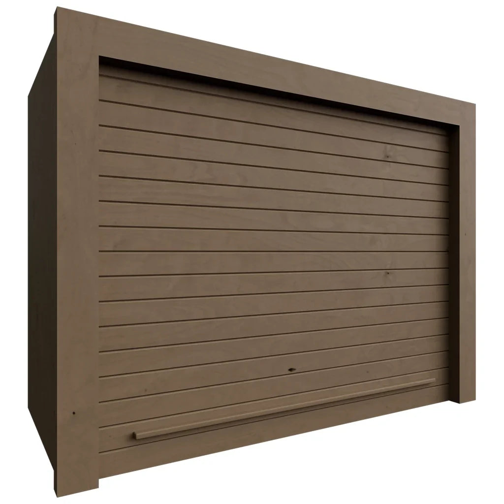 Fabuwood Allure Echo Mocha 24" W X 18" H X 12" D Wall Appliance Garage Cabinet