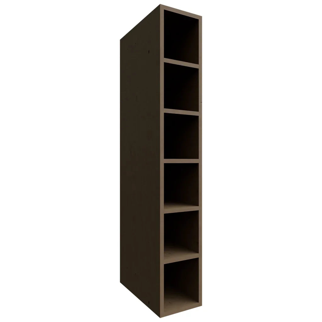 Fabuwood Allure Galaxy Mocha 06" W X 36" H X 12" D Wall Wine Cube