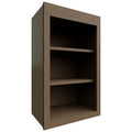 Fabuwood Allure Galaxy Mocha 18" W X 30" H X 12" D Wall Open Shelf Cabinet