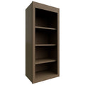 Fabuwood Allure Galaxy Mocha 18" W X 42" H X 12" D Wall Open Shelf Cabinet