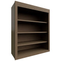 Fabuwood Allure Galaxy Mocha 30" W X 36" H X 12" D Wall Open Shelf Cabinet