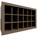 Fabuwood Allure Galaxy Mocha 30" W X 18" H X 12" D Wall Wine Rack