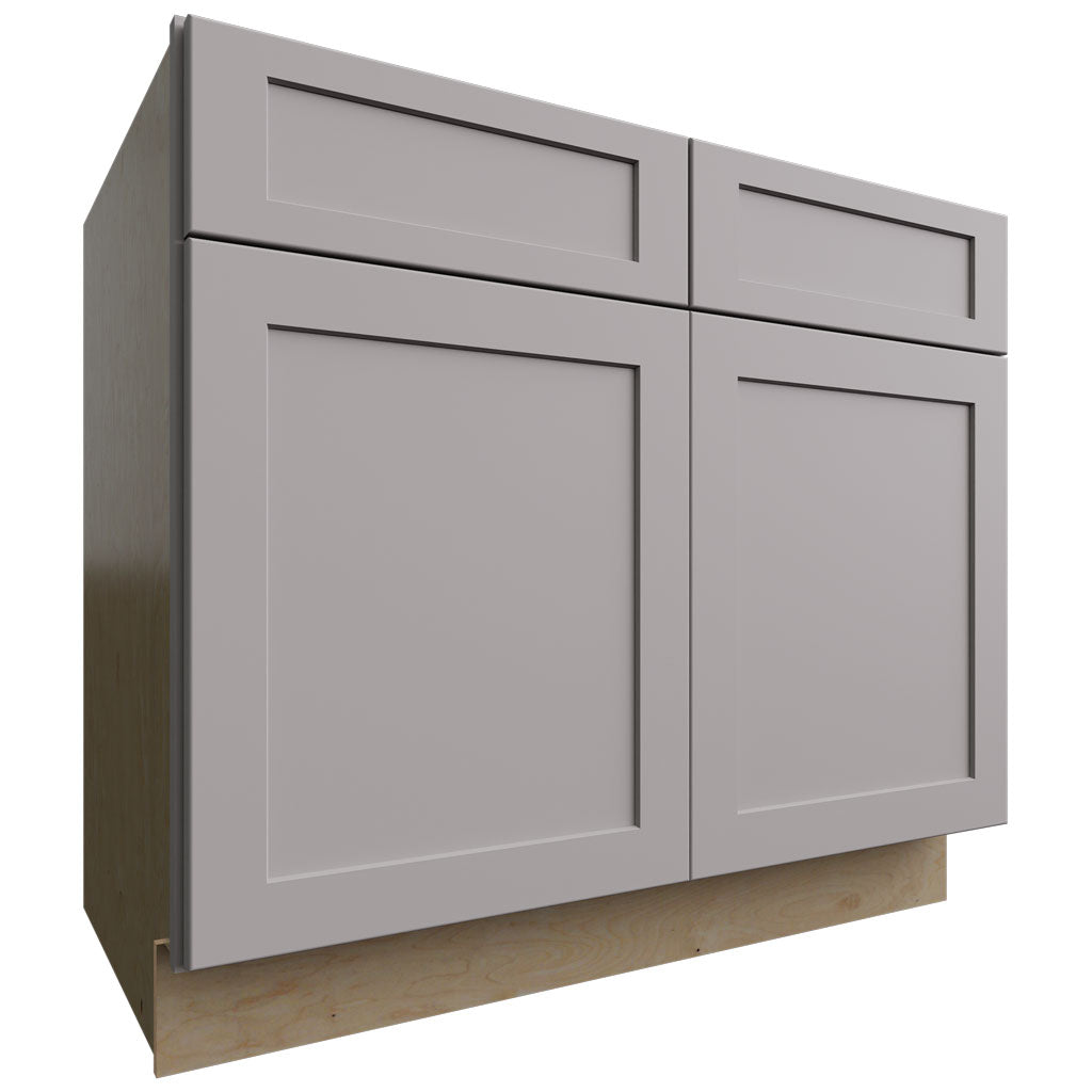 Fabuwood Allure Galaxy Nickel 39" W X 34 1/2" H X 24" D Double Door Base Cabinet
