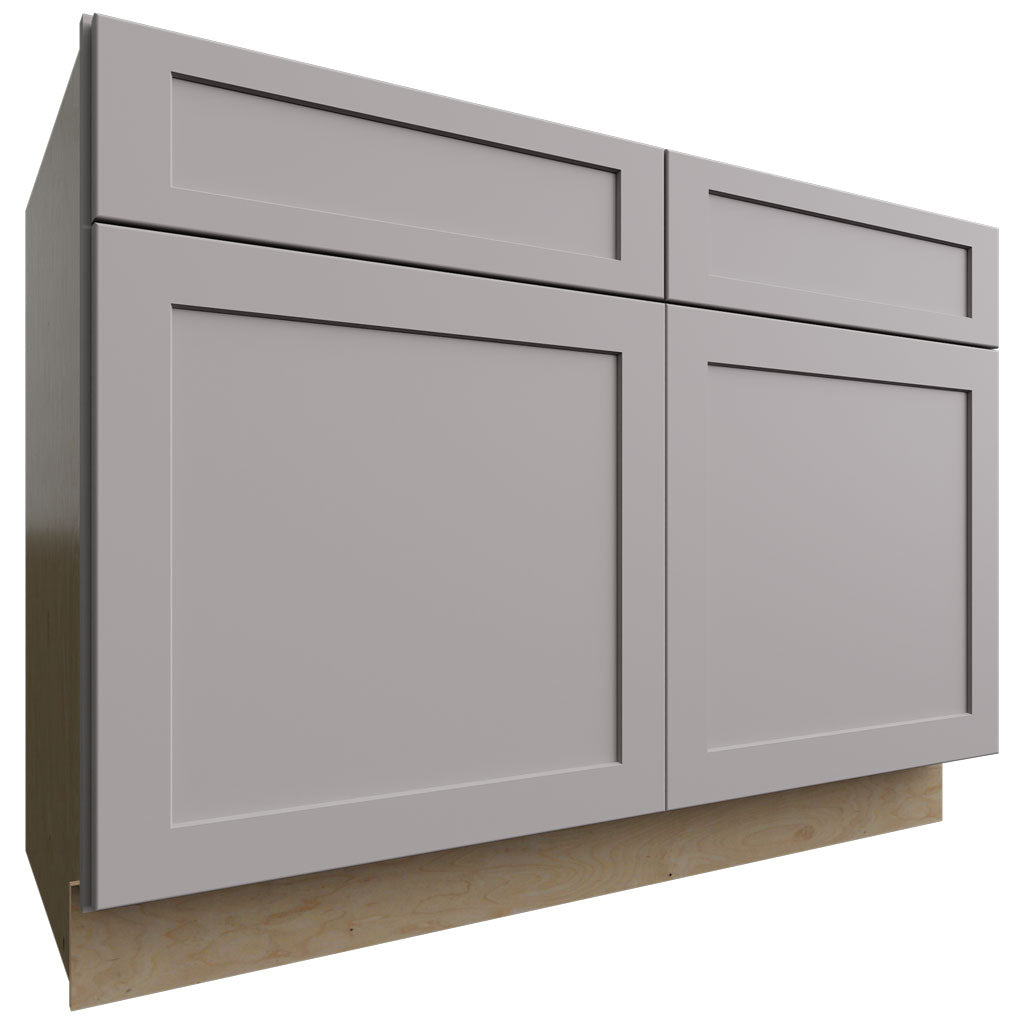 Fabuwood Allure Galaxy Nickel 48" W X 34 1/2" H X 24" D Double Doors/Double Drawers Base Cabinet