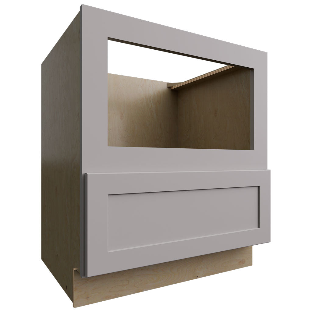 Fabuwood Allure Galaxy Nickel 30" W X 34 1/2" H X 24" D Base Microwave Cabinet
