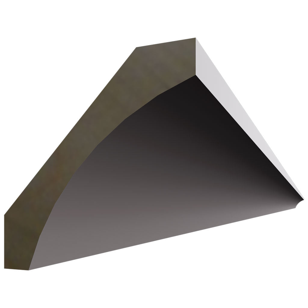 Fabuwood Allure Fusion Nickel 96" W X 2 1/8" H X 2 1/8" D Small Cove Molding