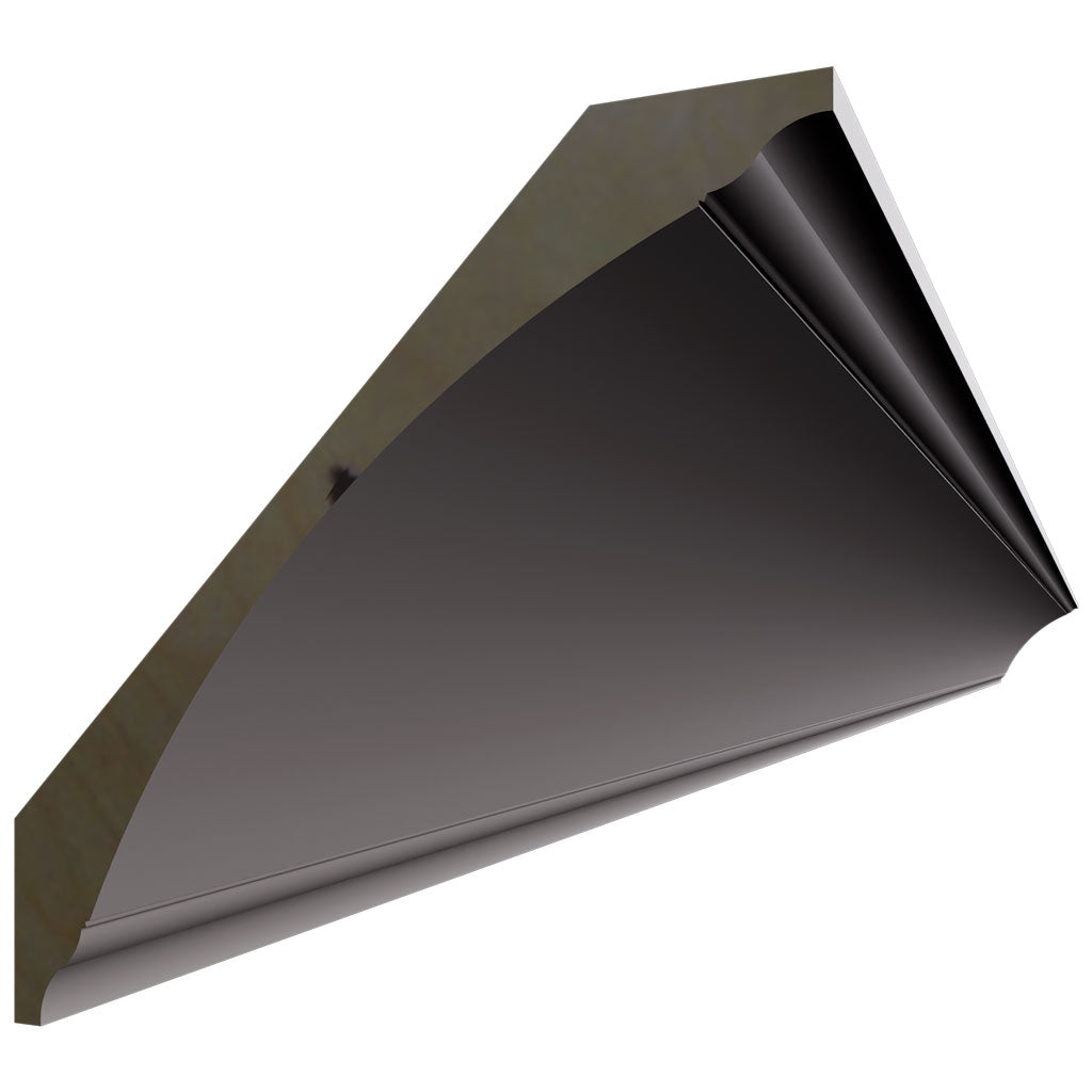 Fabuwood Allure Galaxy Nickel 96" W X 5 1/2" H X 5 1/2" D X- Large Cove Crown Molding